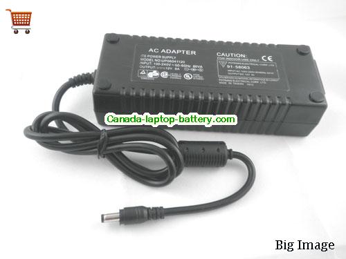Canada  12V 8A 96W LCD/Monitor/TV power adapter 
